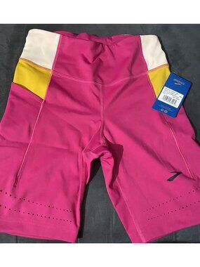 Brooks Method 8" Short Tight Size Medium Mauve Sand Sundial Stretch 3 Pockets